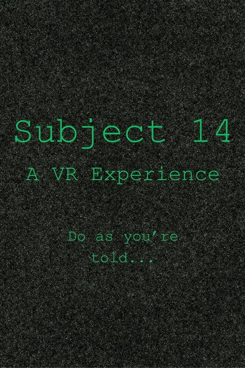Subject 14 poster