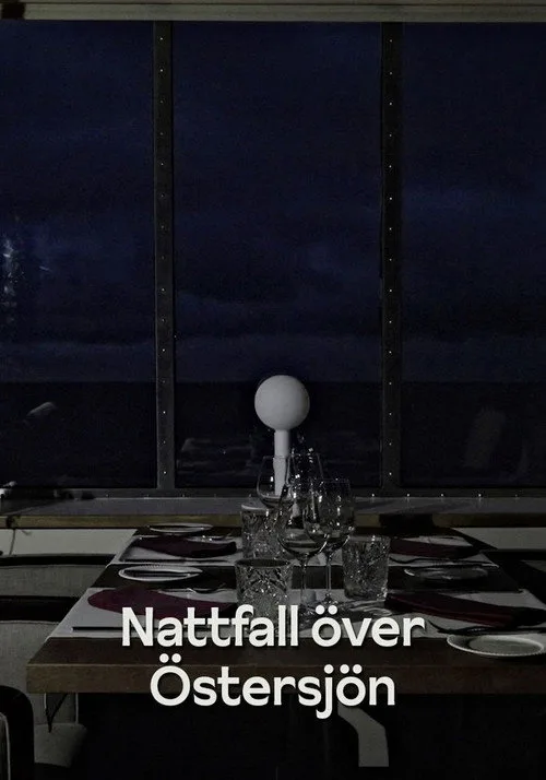 Nattfall över Östersjön / Öö Saabumine Läänemeeel poster